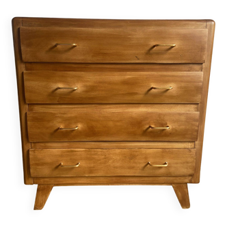 Vintage chest with compass feet