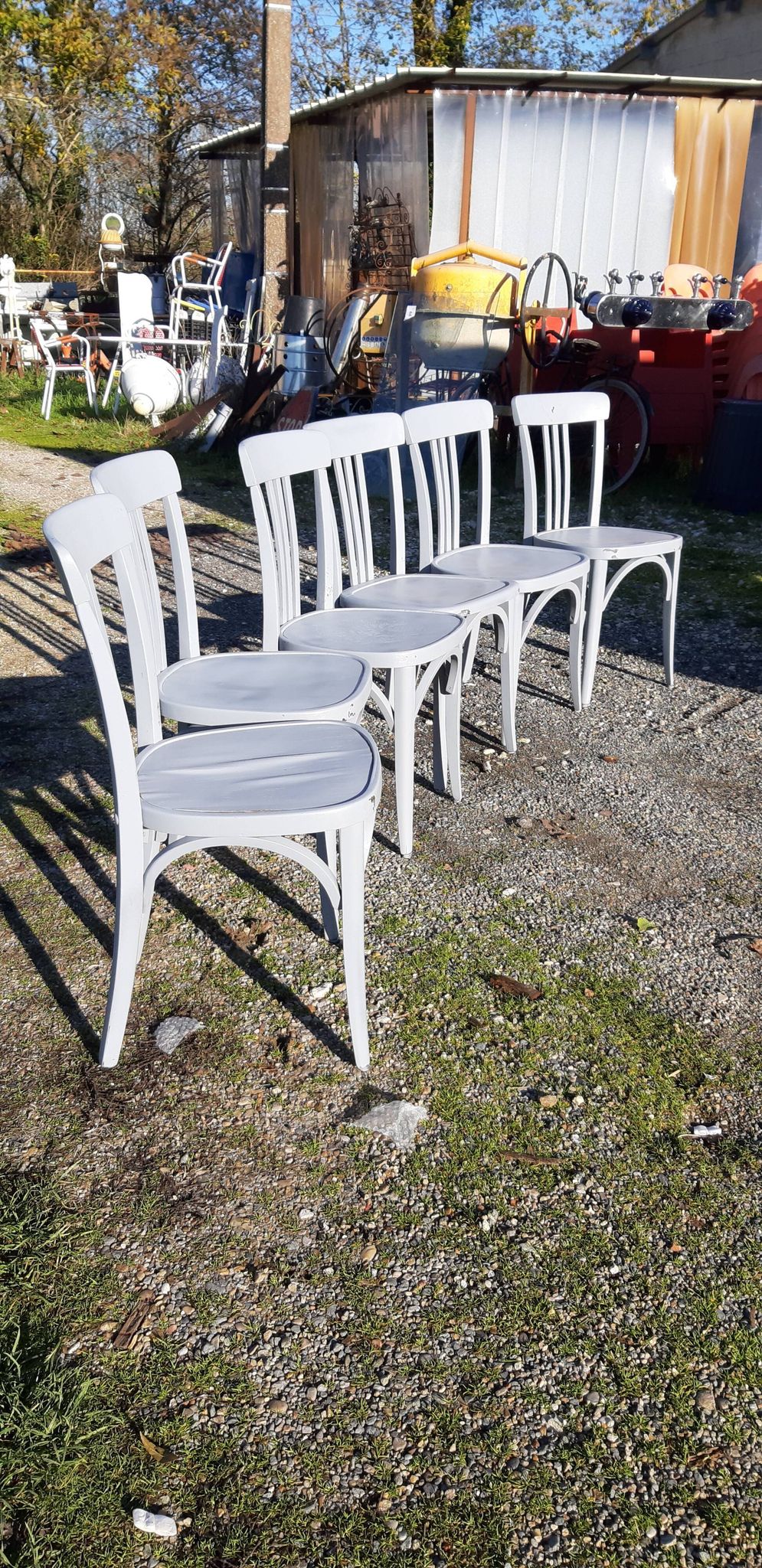 6 chaises de bistrot, Thonet