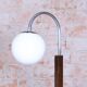 Art Deco Floor Lamp in Beech and Walnut, 1930s