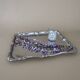 Vintage XL Baroque Style Stainless Steel Serving Tray German Made