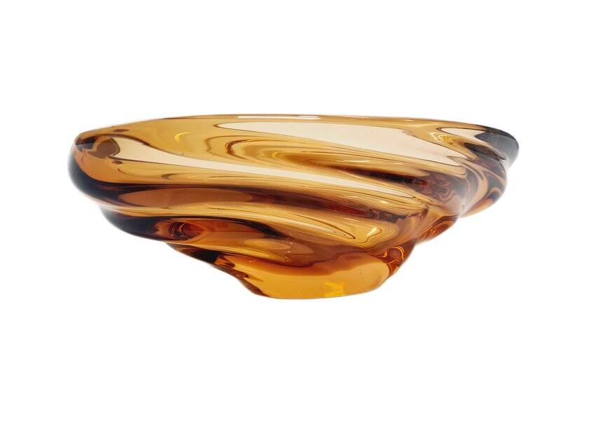Fruit bowl attributed to J. Hospodek for Chribska Sklara, former Czechoslovakia, 1960s
