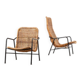 Dirk van Sliedregt Pair of Lounge Chairs for Gebr. Jonkers 1952