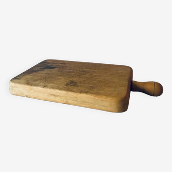 Old and large wooden cutting board