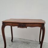 Louis XV style mid-style table in solid walnut
