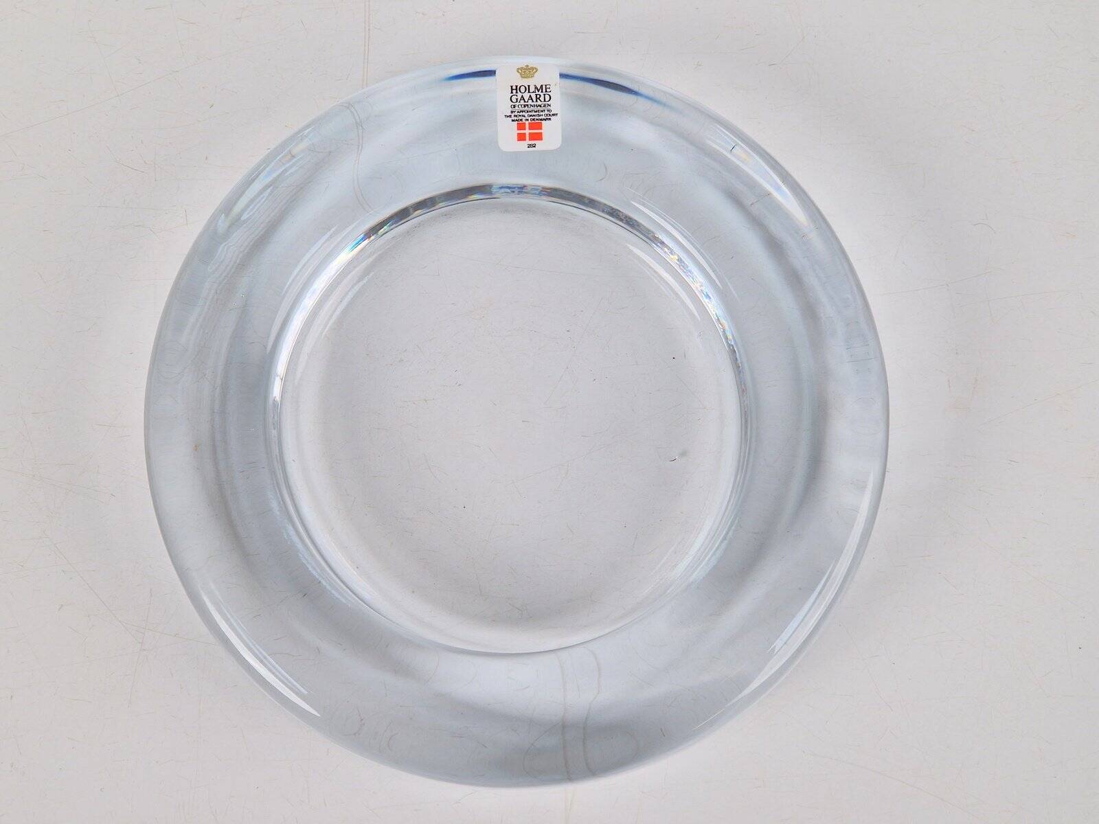 Vintage Danish Ashtray by Torben Jørgensen for Holmegaard, 1980s