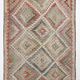 Tapis Kilim de grande surface 6x11, 192x330 Cm, Kilim tissé à la main