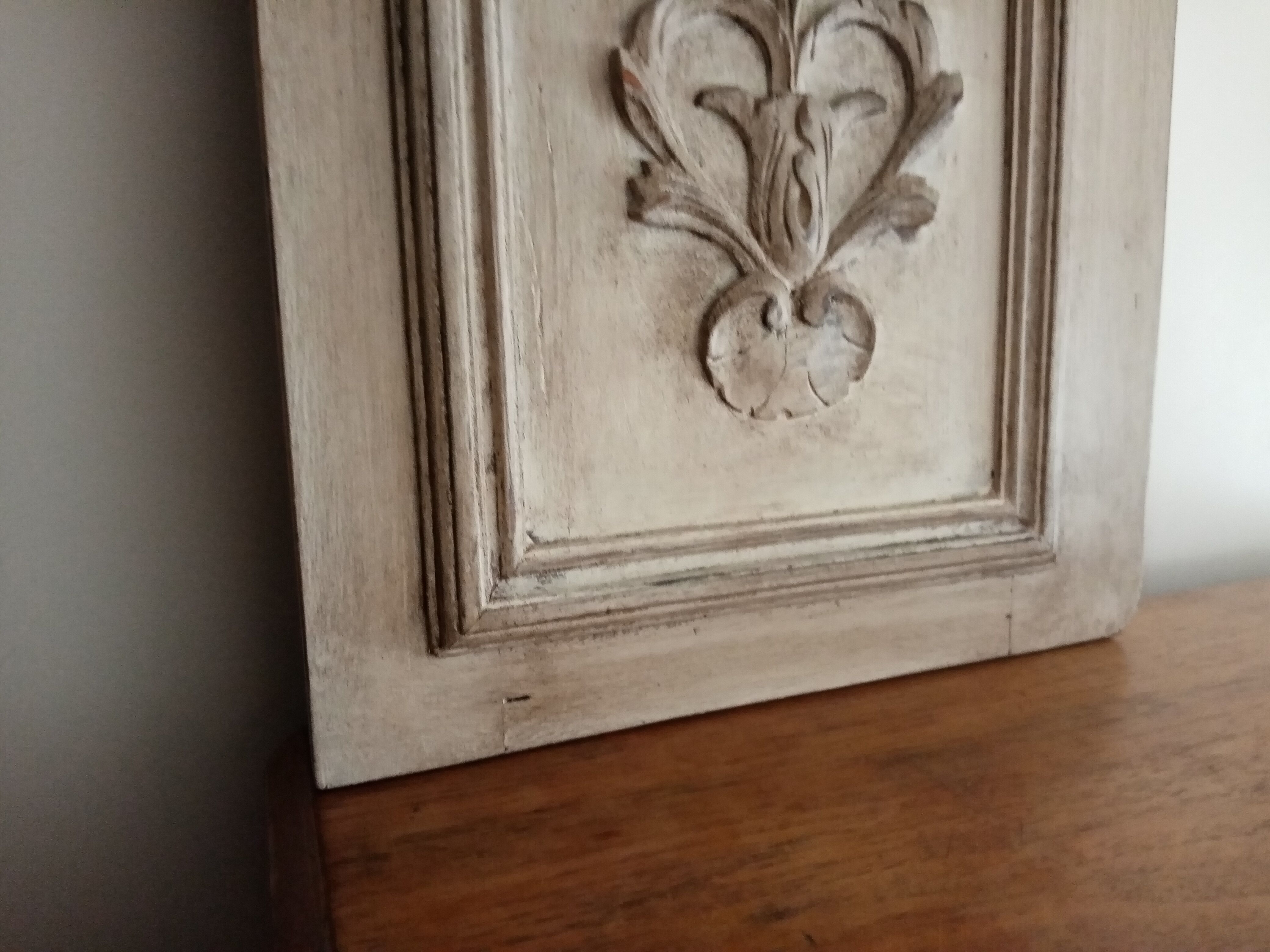 Old patinated door decorative wood room