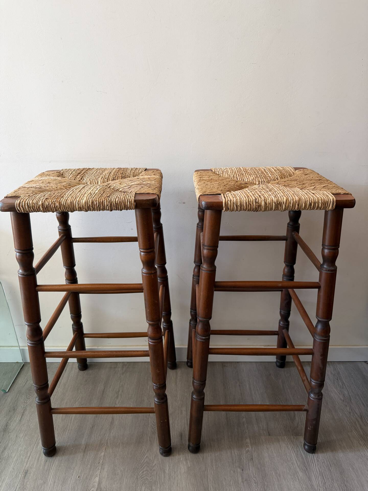 Mid Century bar stools set of 2
