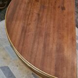 Half-moon table, convertible round game table