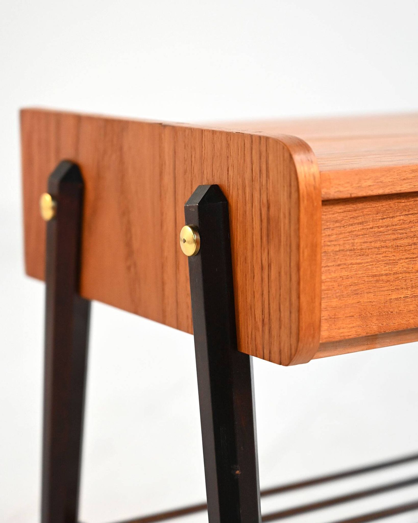 1960s oak TV stand by Arne Wahl Iversen
