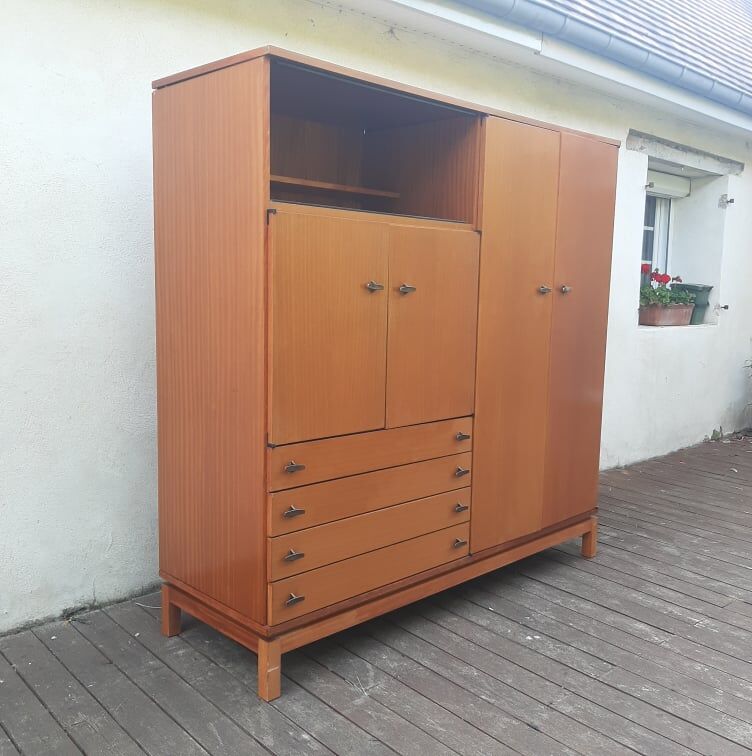 Marcel Gascoin teak cabinet