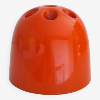 Dedalino Artemide orange pencil holder