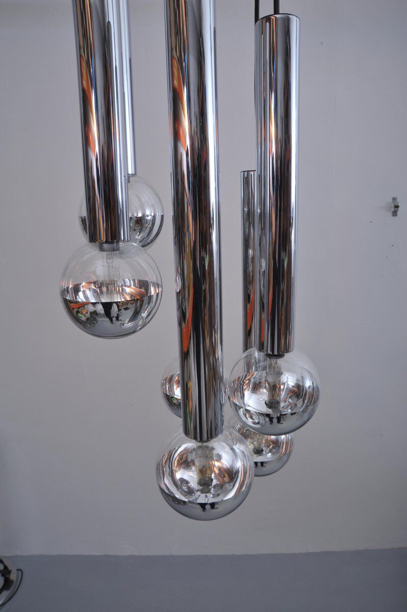 Lampe de plafond Cascade par Motoko Ishii pour Staff, années 1970.