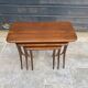 Set of 3 nesting tables by Raphaël Raffel, Scandinavian vintage, 1960s