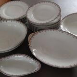 Service de table porcelaine R&C Limoges France