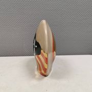 Vase with a motif, in an abstract style.