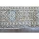 1970s Vintage Persian Handmade Wool Cotton Light Brown Area Rug 302x394