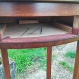 Old Louis XVI style bedside table marble top