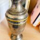 Vintage brass vase