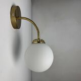 Ancienne applique en opaline vintage