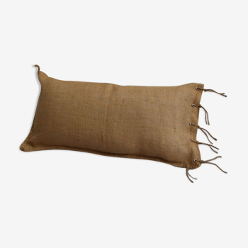 Burlap cushion