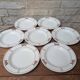 7 old deep plates in Salins earthenware model Nénuphar 24.5cm