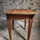 Compact French work table with bistro chair | Table circa 1900 | Chair circa 1950