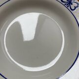 Vintage soup plates with butterfly decor