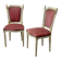 Paire de fauteuils de style louis XVI