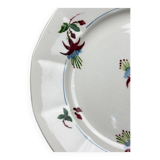 Set of 6 Sarreguemines dinner plates, Bermudes model – circa 1950