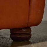 Fauteuil en cuir années 1970