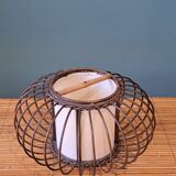 Rattan lampshade