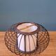 Rattan lampshade