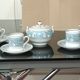 Wedgwood Florentine turquoise porcelain coffee service