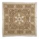 Vintage hand-embroidered tablecloth 129x138 cm