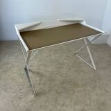 Bureau contemporain design italien  Andrea Lucatello pour Cattelan Italia modèle Qwerty bois et cuir