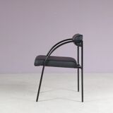 1980s “Tokio” dining table with six “Vienna” chairs by Rodney Kinsman for Bieffeplast, Italy