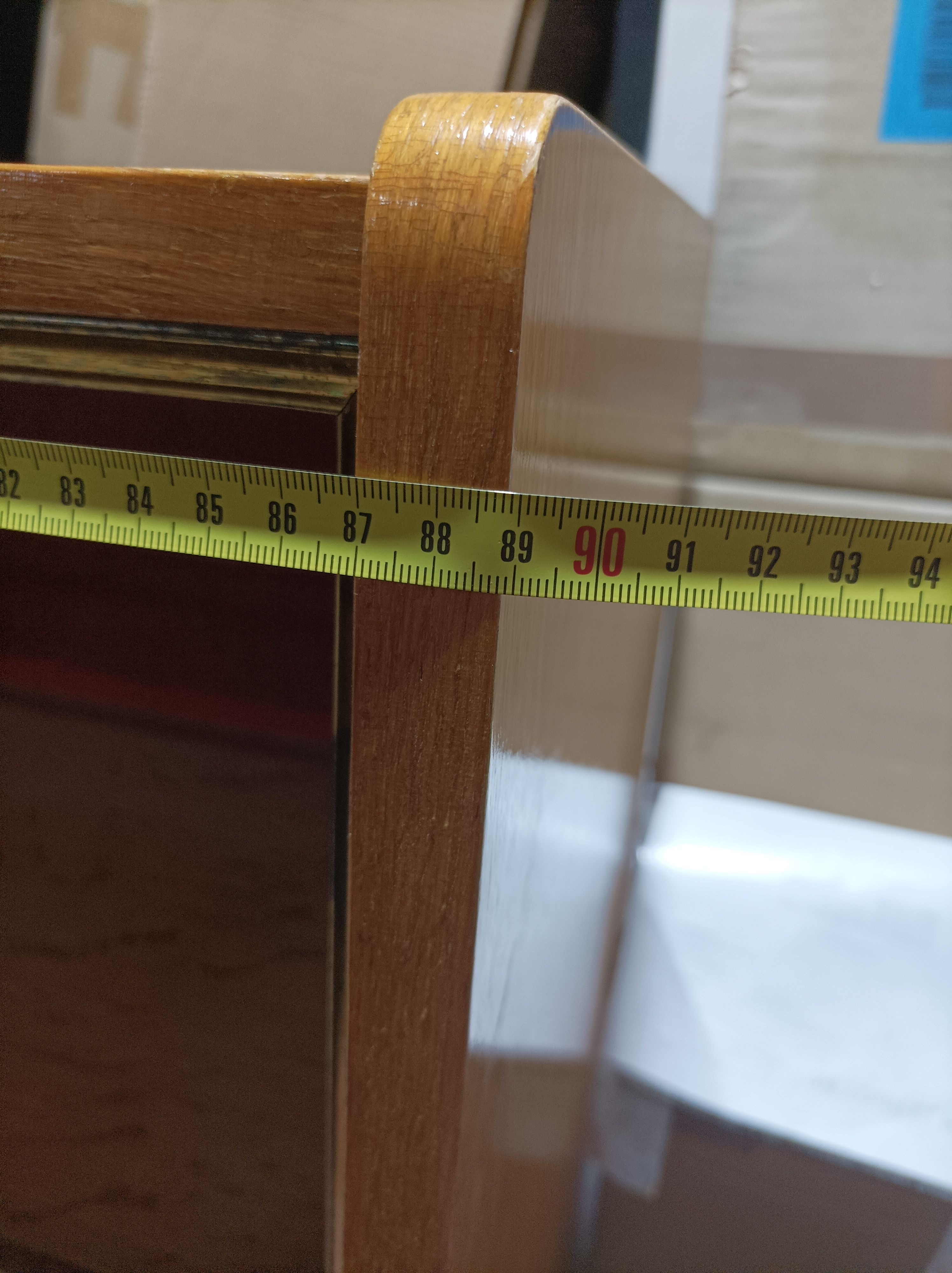 Old furniture secretary scandinavian showcase vintage wood
