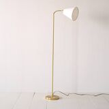 Scandinavian vintage gold floor lamp