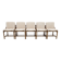 Set of Five Vittorio Rossi Dining Chairs for Lorenzon Italia , 1960s