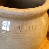 Old enameled stoneware