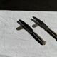 Lot de 11 couteaux anciens en acier inoxydable manches plaqués argent