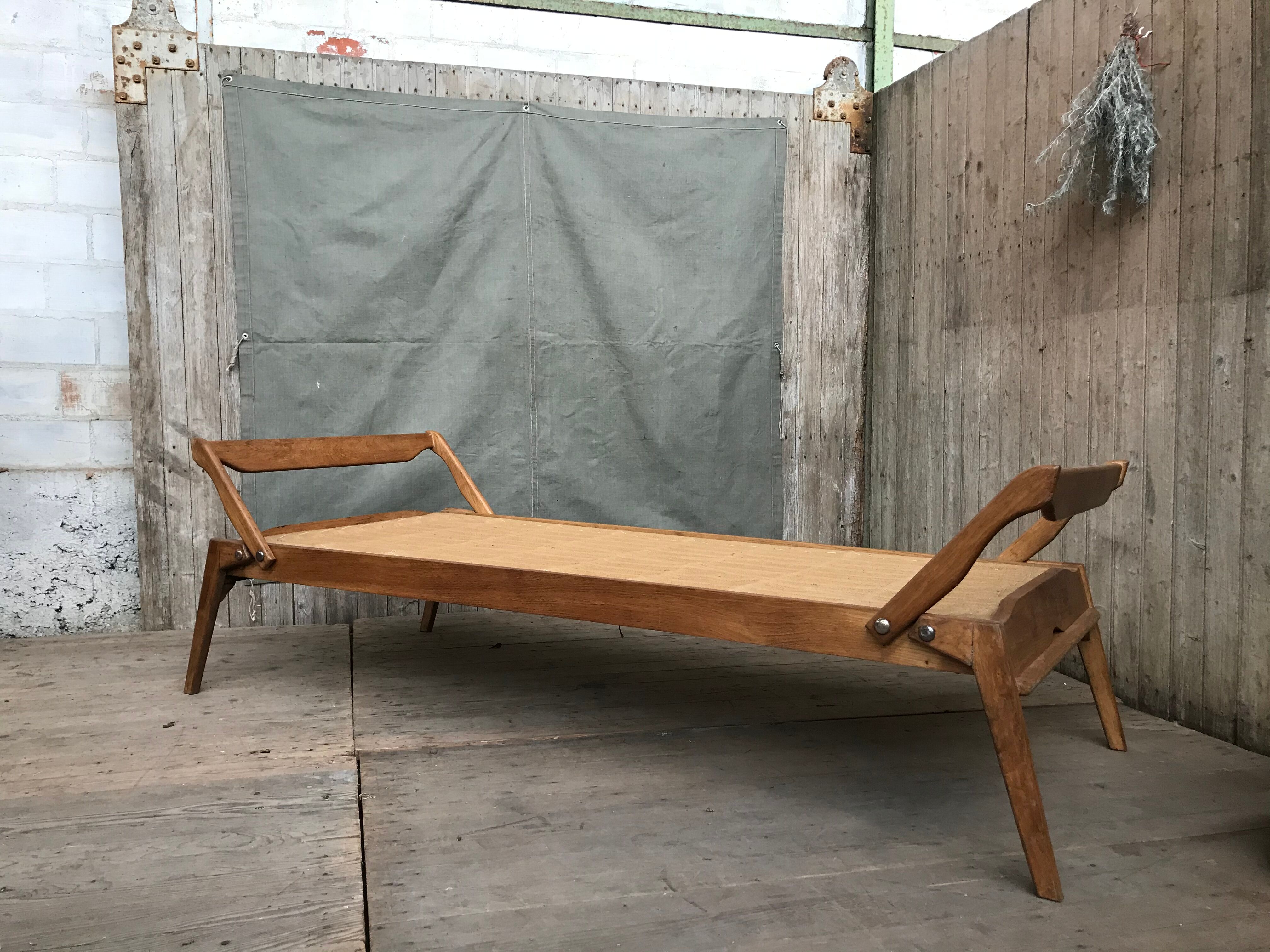 Bed folding a person