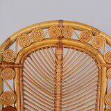 2 fauteuils bambou “wicker chairs”
