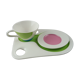Coffee service plate - cup, paint palette décor, Villeroy - Boch
