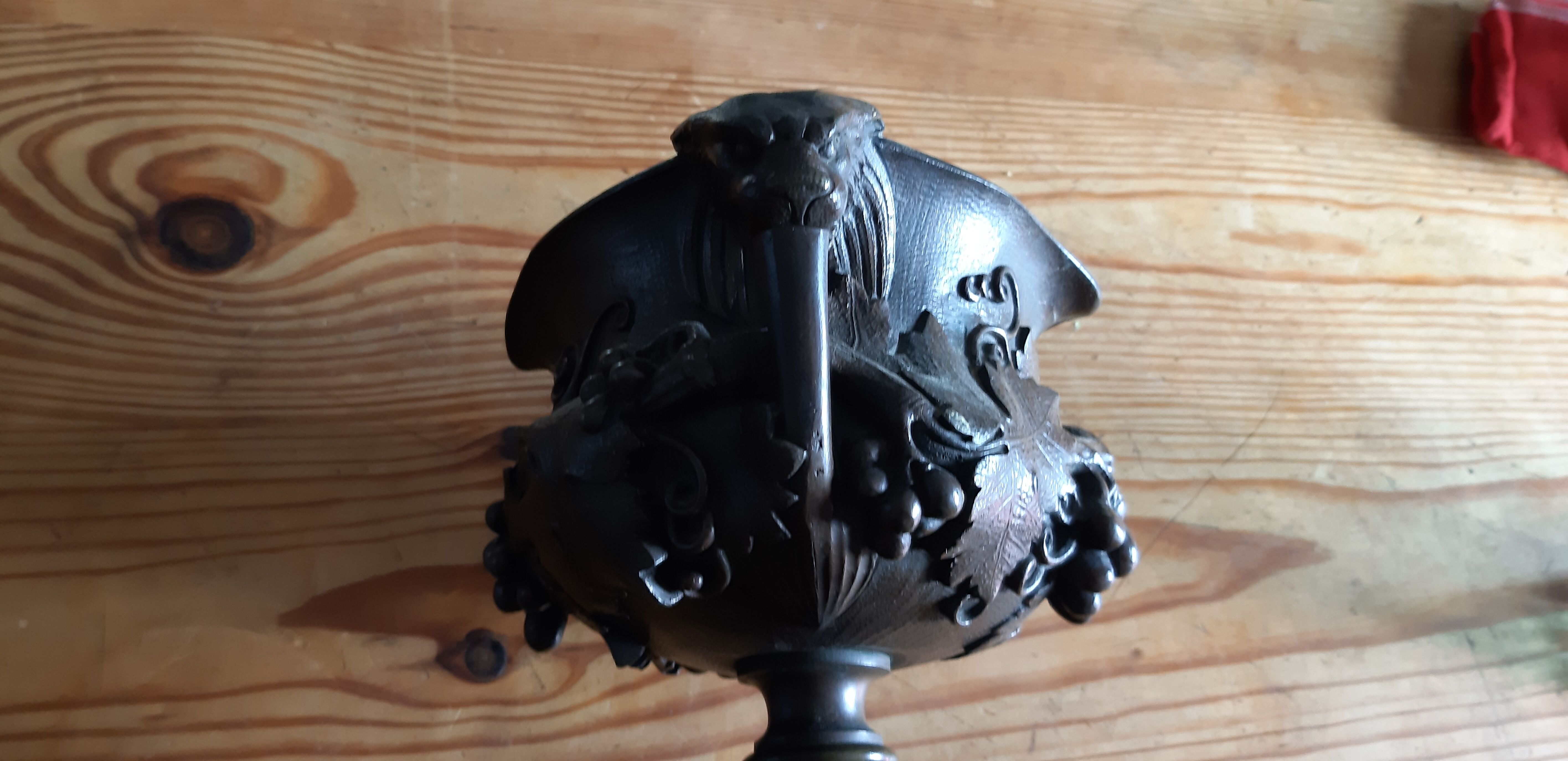 Cassolette Bronze and Marble