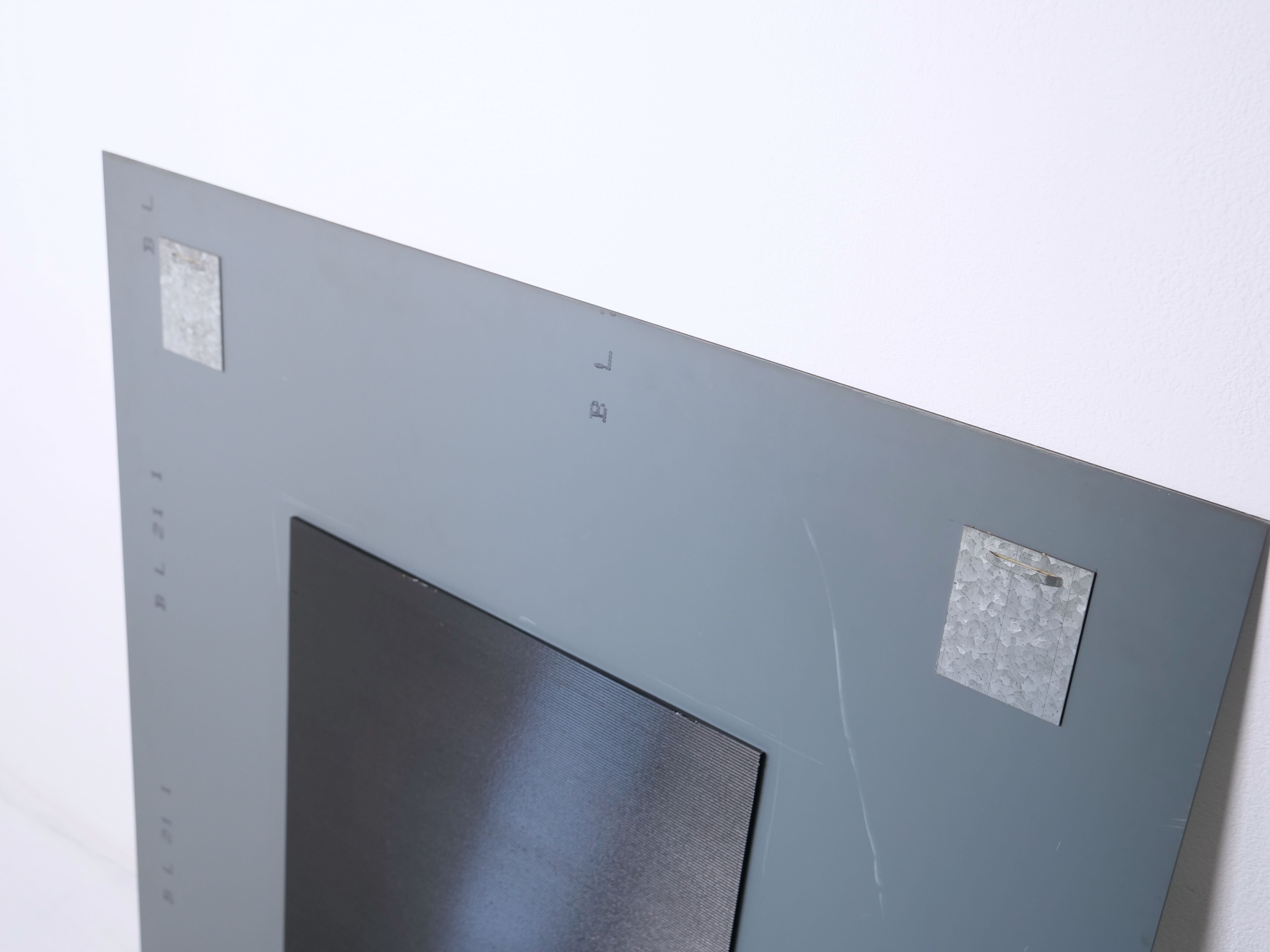 large decorative relief mirror 1980