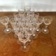 Service of 62 pieces cut crystal glasses