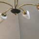 Lustre Arlus vintage laiton 5 branches