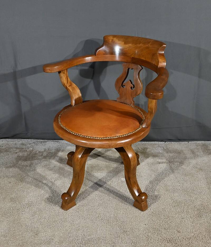Swivel Armchair, Victorian Period, England – 2nd part 19th century